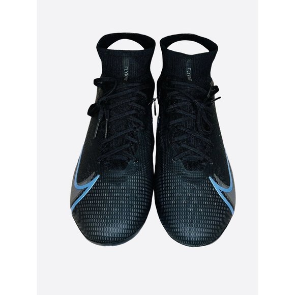 Nike Mercurial Superfly 8 Elite FG Black Photo Blue CV0958-004 Mens Size 11.5